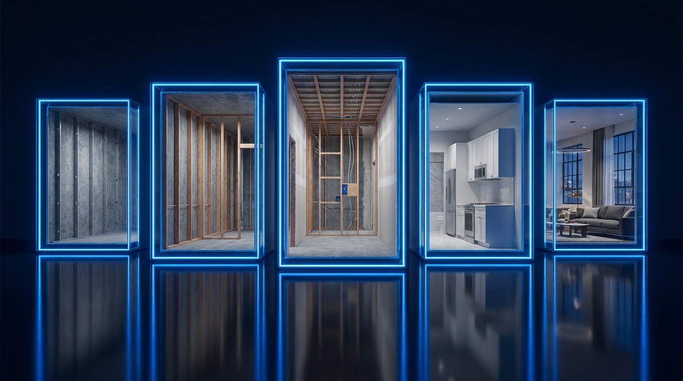 A modern, renovated residential property exterior representing a successful BRRRR investment project.